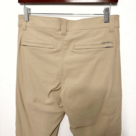 Eddie Bauer Travex women performance outdoor hiking pants beige 30x30 - Picture 6 of 10